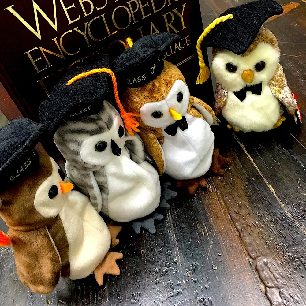 Congratulations Graduates! Owl Beanie Babies
